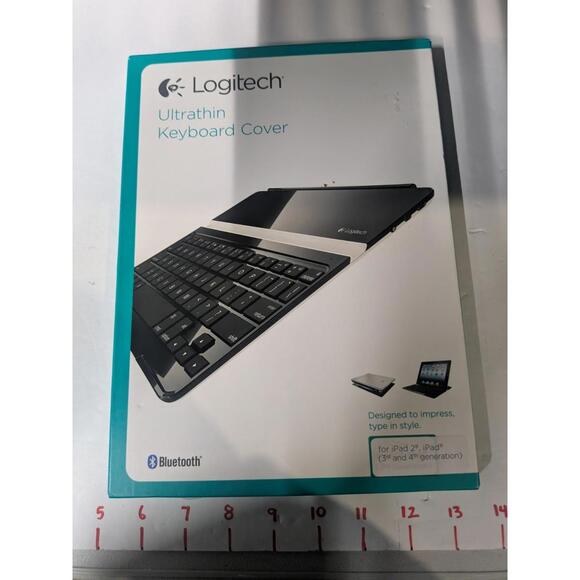 Logitech Ultrathin Bluetooth Keyboard Cover open box free shipping - Picture 1 of 4